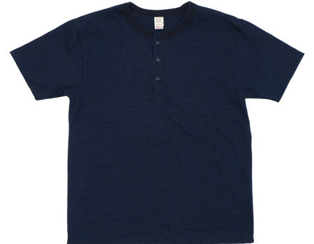 662523 7番インディゴヘンリーネックTシャツ 662523 7番インディゴヘンリーネックTシャツ
